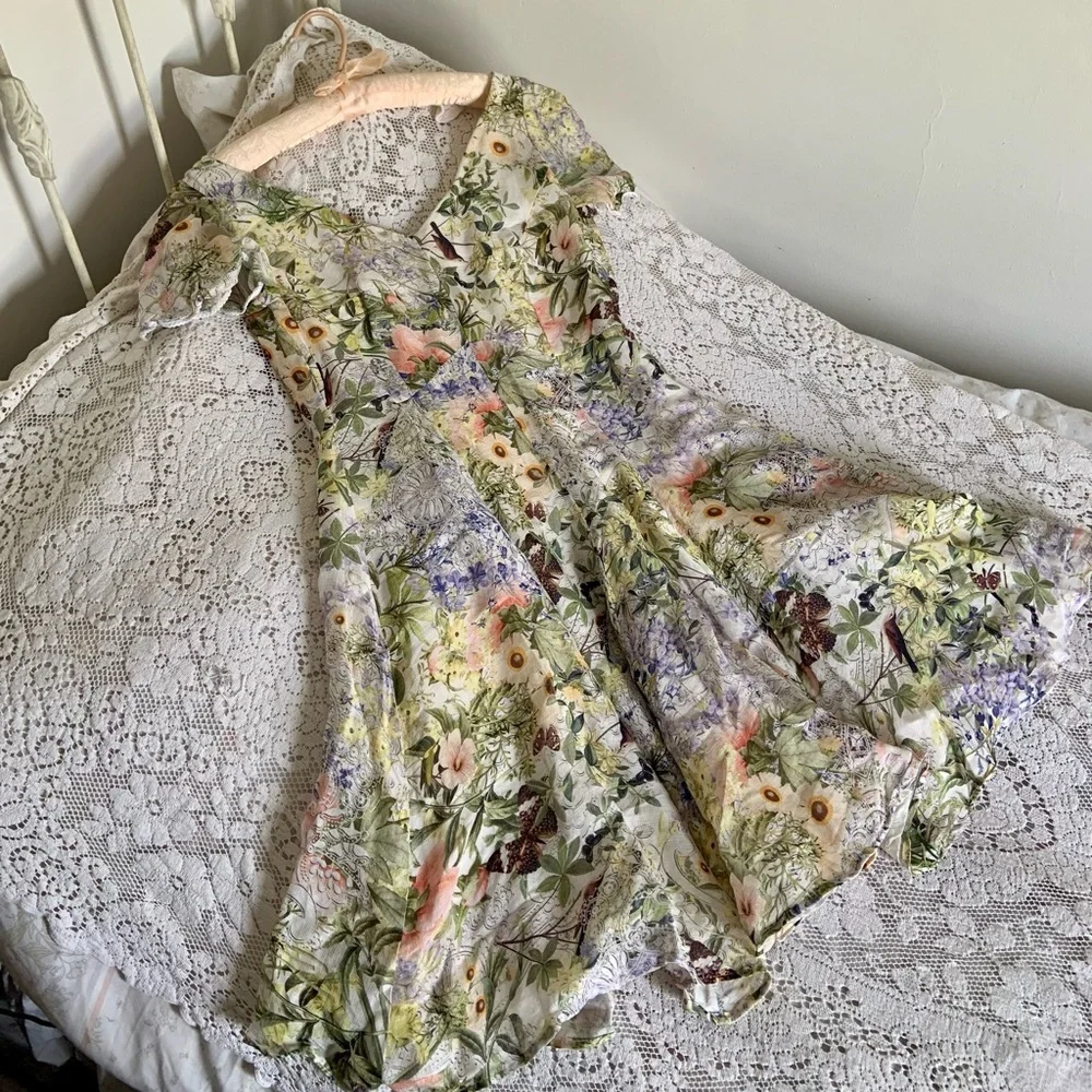 Vintage handmade floral cottage core dress - Picture 1 of 8